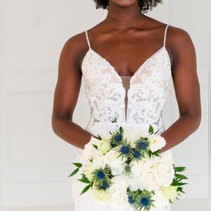 Adornato Couture Alexandra Lace Bridal Gown Ivory